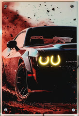 Dodge UV Neon Car Poster Acrylic Glass second image