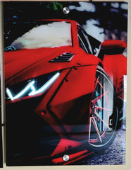 Lamborghini UV Neon Car Poster Acrylic Glass second image