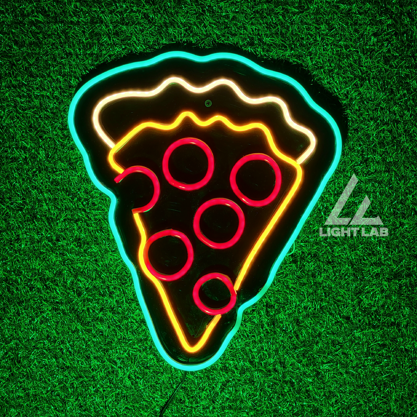 Neon Pizza Slice Sign – LED Wall Art for Kitchens, Cafes & Food Lovers | LIGHT LAB