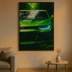 Chevrolet Neon Car Poster