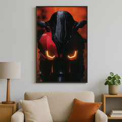 Heavy Bike Neon Poster