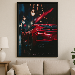 Chevrolet Neon Car Poster
