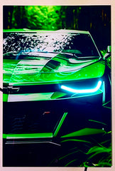 Chevrolet Neon Car Poster second image
