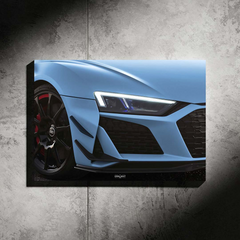 Audi R8 V10 GT FINAL NEON Poster (White LED) - First Edition second image