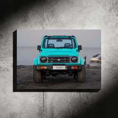 Suzuki Samurai NEON Poster (Warm White LED) - Fan Edition second image