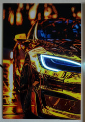 Neon Car Poster second image