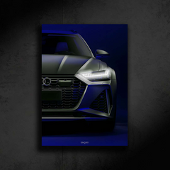 Audi RS6 NEON Poster (White LED) - First Edition