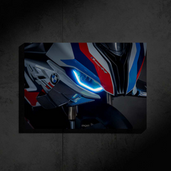 BMW M1000RR NEON Poster (LED ice blue) - First Edition