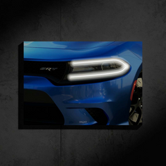 Dodge Charger SRT NEON Poster (White LED) - First Edition