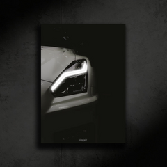 Nissan GTR Nismo R35 NEON Poster (White LED) - First Edition