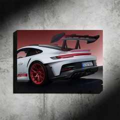 Porsche GT3 RS NEON Poster (red LED) - Première Edition second image