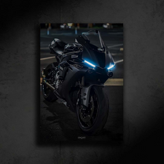 Poster NEON Yamaha R1 (LED ice blue) - Fan Edition