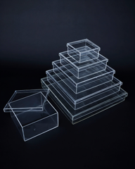 Crystal Clear Cube Acrylic Box