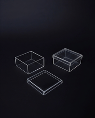 Crystal Clear Cube Acrylic Box second image