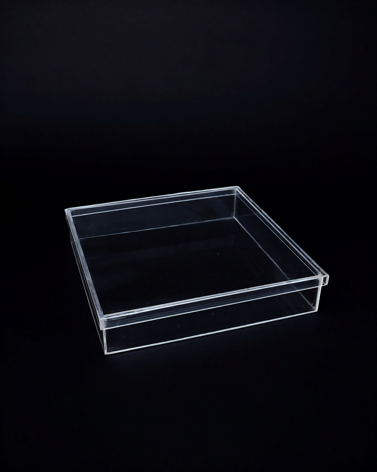Crystal Clear Cube Acrylic Box