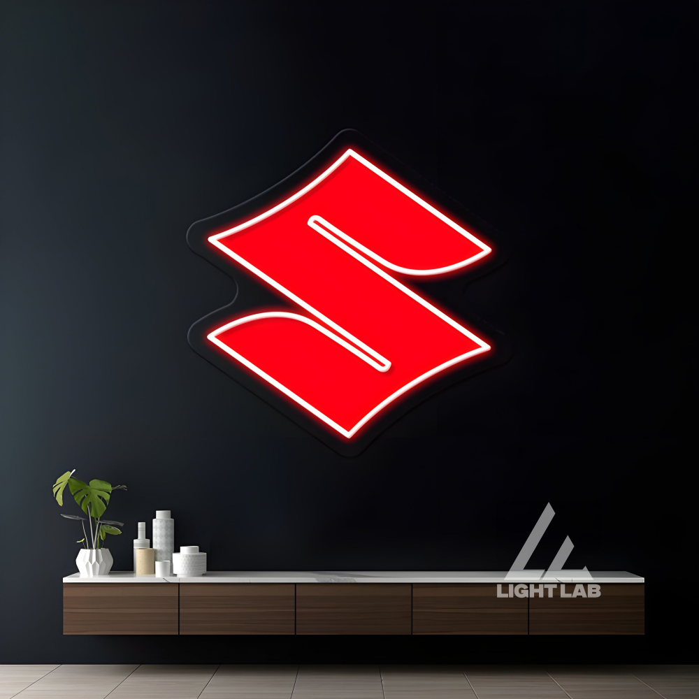Suzuki Logo Led Neon Sign Motorcycle Neon Sign UV Neon