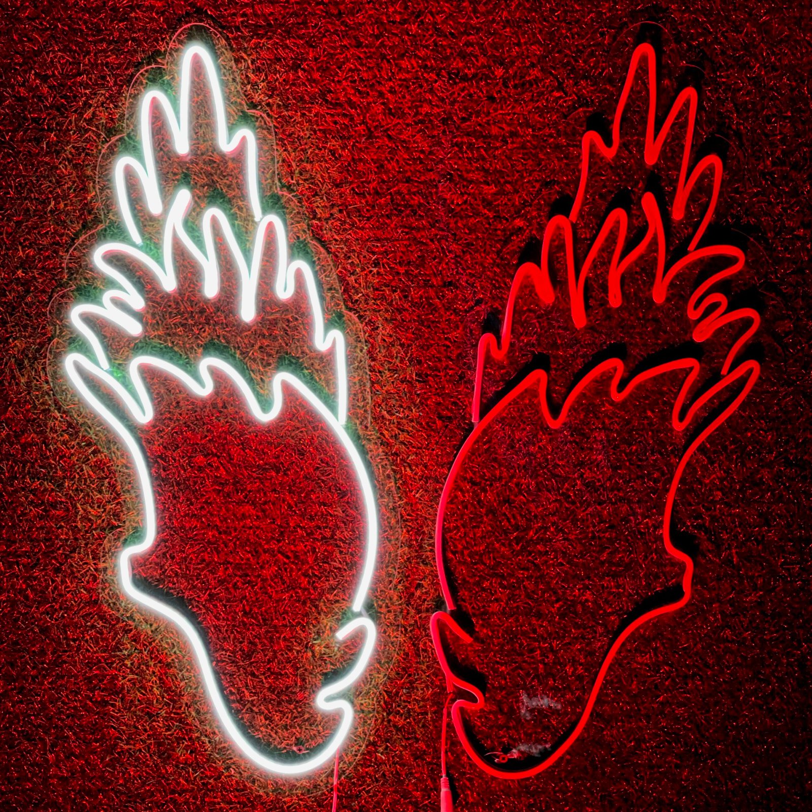 LED Neon Wings Wall Sign | Angel Wings Neon Light in Pakistan – Light Lab - Image 2